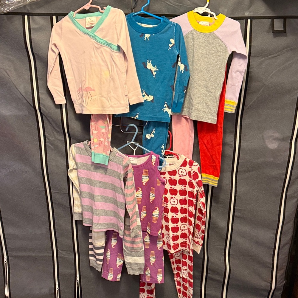 Hanna Andersson Kids Pajama Sets - stripes, unicorn, apples, icecream, flamingo